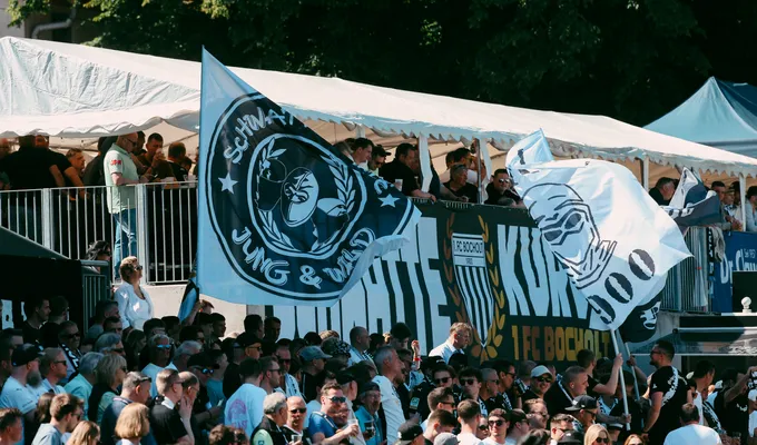 Im Stadion Niederrhein gegen RW Oberhausen