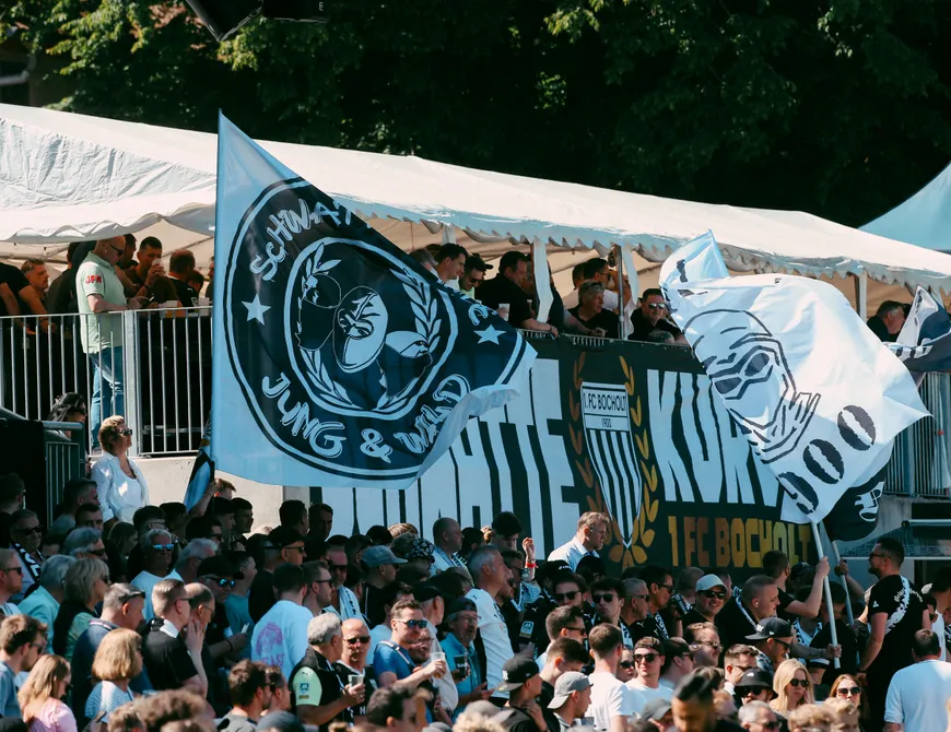Im Stadion Niederrhein gegen RW Oberhausen