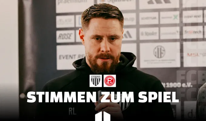 Stimmen zum Spiel: FC Gütersloh (H)