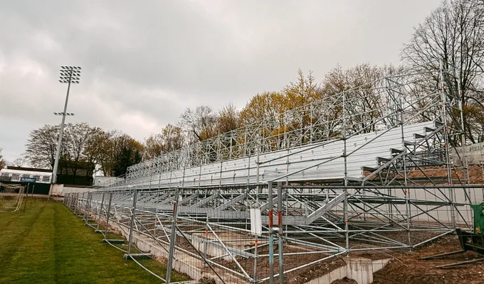 Baufortschritt Nordtribüne (02. April 2026)