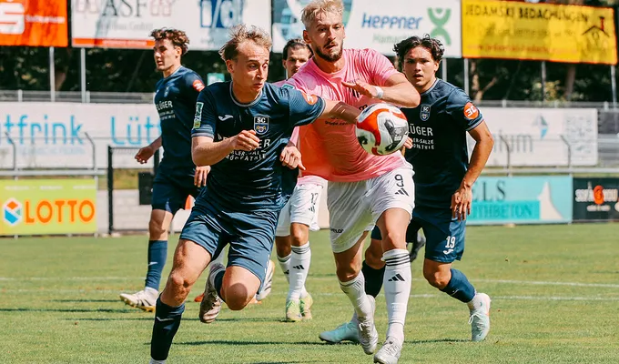FCB im Nachholspiel beim SC Wiedenbrück gefordert