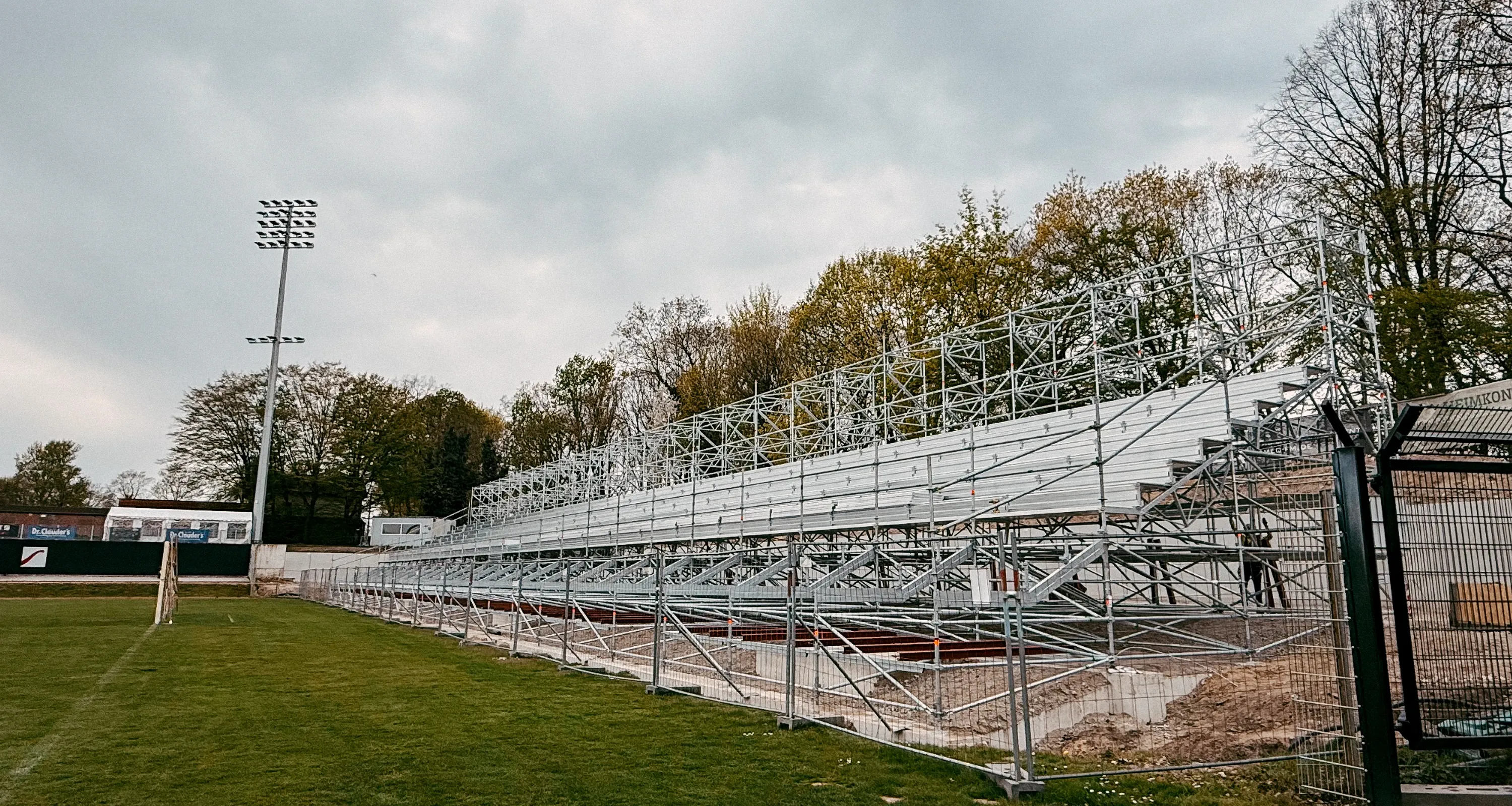 Baufortschritt Nordtribüne (09. April 2026)