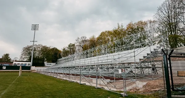 Baufortschritt Nordtribüne (09. April 2026)