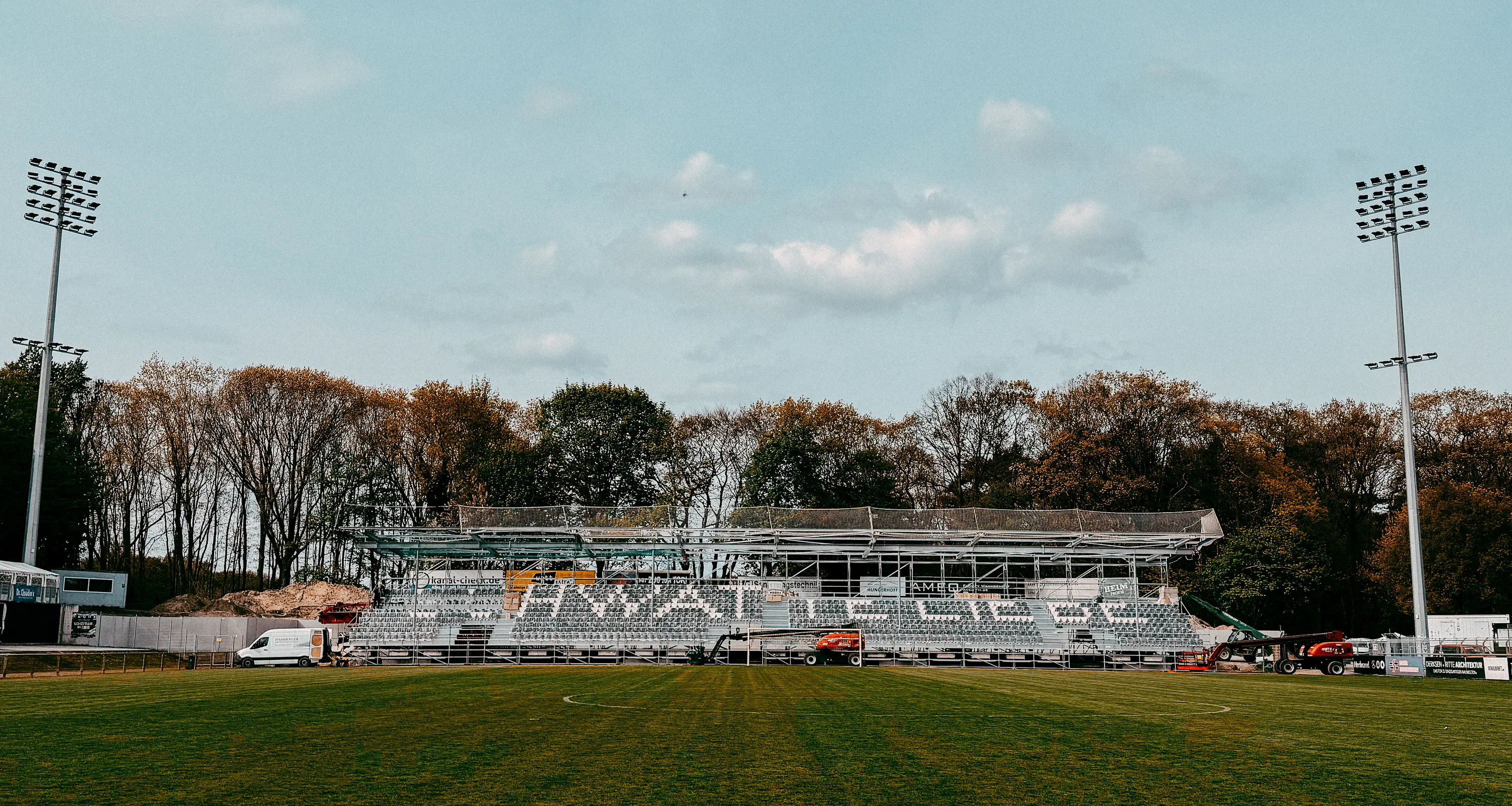 Baufortschritt Nordtribüne (17. April 2026)