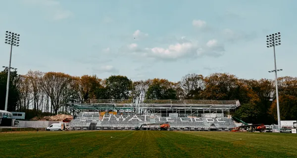 Baufortschritt Nordtribüne (17. April 2026)