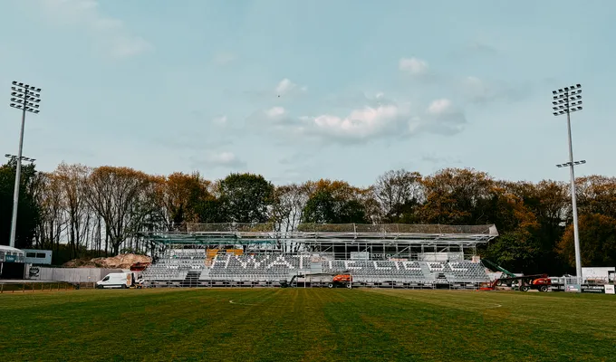 Baufortschritt Nordtribüne (17. April 2026)