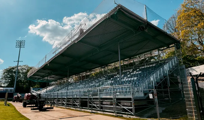 Baufortschritt Nordtribüne (21. April 2026)