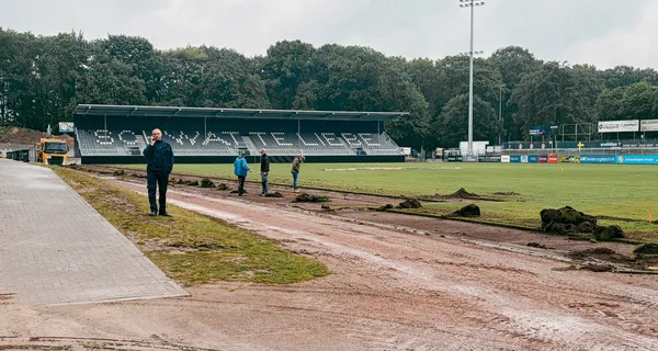 Rückbauarbeiten der Spielfläche gestartet