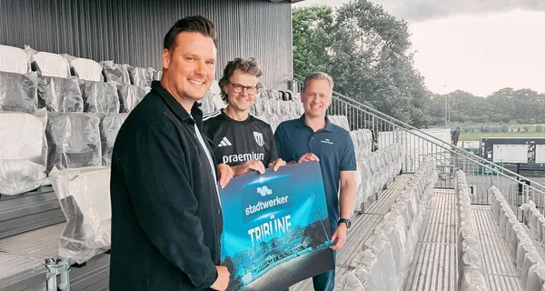 Neue Nordtribüne erhält den Namen „stadtwerker Tribüne“