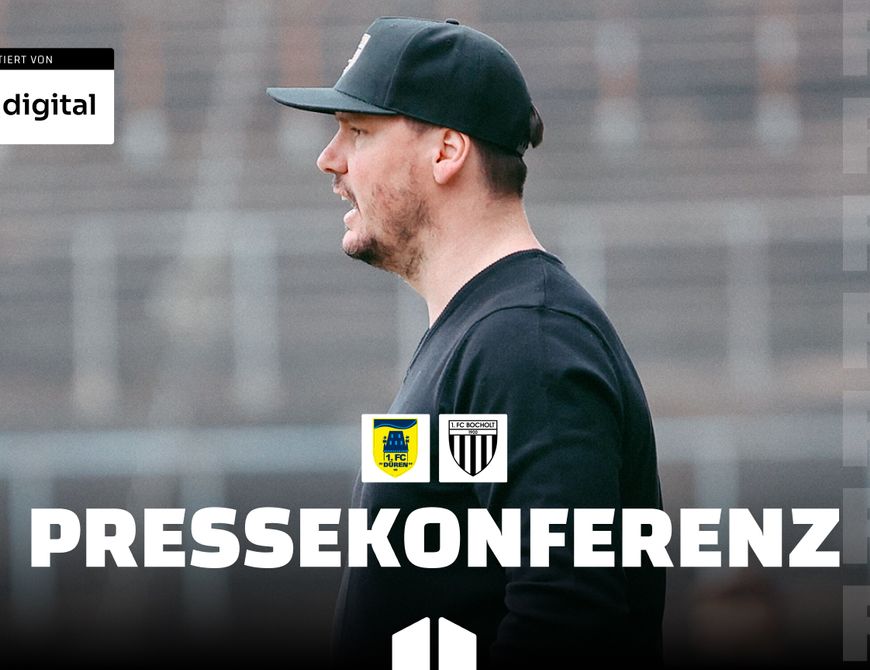 Pre-Match Pressekonferenz: 1. FC Düren (A)