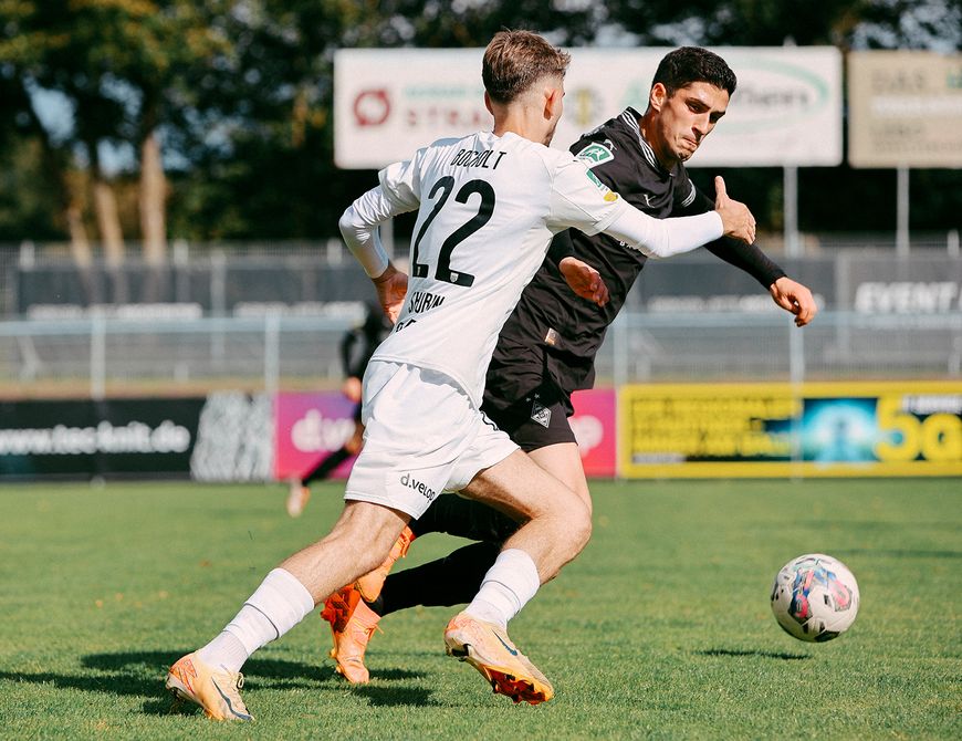 Im Grenzlandstadion gegen die U23 von Borrussia Mönchengladbach